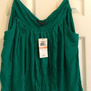 BCBG 4 Jersey Skirt with Pockets Green NWT